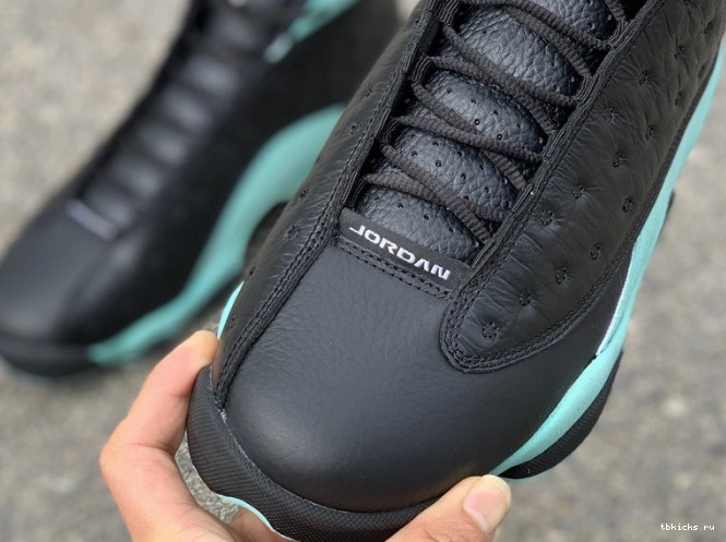 Rep TB Island 13 Black Jordan Air Retro 414571-030 Green 0717